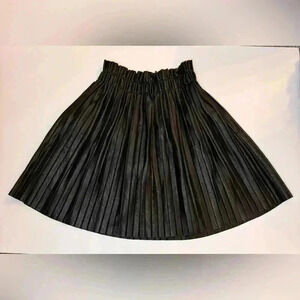 Women’s Pronto Moda Leather Skirt Black Size- Small